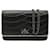 Timeless Mini bolsa Chanel Pagoda Flap quadrada em couro acolchoado vieira preto e branco  ref.1292140