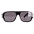 Óculos de sol quadrados Givenchy em acetato preto Fibra de celulose  ref.1292149