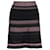 Missoni Mini-jupe trapèze rayée en polyamide noir  ref.1292155