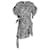 Isabel Marant Etoile Ruffled Mini Dress in Navy Blue Cotton  ref.1292172