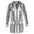 Diane Von Furstenberg Vestido túnica de manga larga en seda multicolor  ref.1292174
