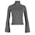 Michael Kors Flared Sleeve Turtleneck Sweater in Grey Cotton  ref.1292176