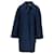 Jil Sander Overcoat in Navy Blue Virgin Wool  ref.1292183
