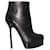 Yves Saint Laurent Tribute Ankle Boots in Black Leather  ref.1292186