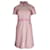 Hermès Hermes S/S 2017 Front Zip Mini Dress in Pink Cotton  ref.1292188