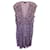 Isabel Marant Blumendruck-Kleid mit V-Ausschnitt aus mehrfarbiger Seide Mehrfarben  ref.1292190
