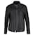 Veste de moto Armani Collezioni en cuir noir  ref.1292206
