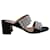 Christian Louboutin Myriadiam 55 Slide Sandals in Black Leather  ref.1292211