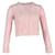 Temperley London Cropped Top aus rosa Baumwollspitze Pink Baumwolle  ref.1292230