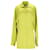 The Attico - Robe chemise courte en satin jacquard à logo en viscose verte Fibre de cellulose  ref.1292237