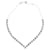 Swarovski Angelic Square Necklace in Silver Rhodium-Plated Metal Silvery  ref.1292242