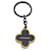 Porte-clés Burberry Clover en métal noir  ref.1292243