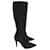 Valentino Garavani Mid-Heel Lace Boots in Black Leather Pony-style calfskin  ref.1292255
