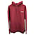 Vêtements Vetements Sweat à capuche oversize à logo en coton bordeaux Rouge  ref.1292281