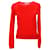 Hugo Boss Suéter Boss Merino Super Fine em lã vermelha Vermelho  ref.1292299