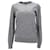 Burberry-Pullover mit Ellenbogenflicken aus grauer Wolle  ref.1292301
