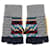Burberry Patterned Fingerless Gloves in Multicolor Wool Multiple colors Cotton  ref.1292302