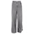 Autre Marque The Franke Shop Wide Leg Jeans in Grey Cotton  ref.1292306
