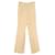 Pantaloni Acne Studios con chiusura laterale in lino giallo Biancheria  ref.1292331