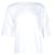Hermès Top Hermes in maglia in cotone e viscosa color crema Bianco Crudo  ref.1292336