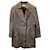 Marni Winter 2009 Coat in Brown Lambskin Leather  ref.1292354