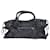 Balenciaga Neo Cagole City Brogues Tote Bag in Black Lambskin Leather  ref.1292371