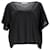 Camiseta de berço Acne Studios Susanna M em algodão preto  ref.1292415