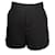 Mini shorts sartoriali Saint Laurent in lana nera Nero  ref.1292416