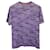 T-shirt Missoni Space-Dyed en coton violet  ref.1292432