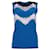 Valentino Garavani Valentino Lace-Trimmed Sleeveless Top in Blue Polyamide  ref.1292441