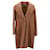 Rochas Overcoat in Brown Mohair and Wool  ref.1292446