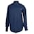 Kenzo Button Front Long Sleeve Shirt in Blue Cotton Denim  ref.1292450