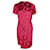 Isabel Marant Servane Mini-Wickelkleid aus roter Viskose Zellulosefaser  ref.1292454