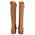 Kelly Botas de montar Hermès Variation en piel de becerro marrón Castaño Beige - vista 3