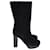 Marni – Stiefel mit mittelhohem Absatz aus schwarzem Wildleder Schweden  ref.1292479