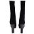 Botas de tacón a media pantorrilla Marni en ante negro - vista 4