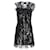 Mini-robe à sequins ornés Sandro en polyester noir  ref.1292482
