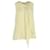 Haut foulard sans manches Max Mara en soie jaune  ref.1292490