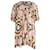 Vestido solto estampado Ba&Sh Cleo em poliéster multicolorido Multicor  ref.1292506