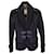 Burberry Brit Toggle-Front-Jacke aus schwarzer Wolle  ref.1292545