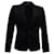Veste à simple boutonnage en velours Dolce & Gabbana en polyester noir  ref.1292547