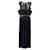 Self portrait Self-Portrait Sleeveless Pleated Lace Dress in Navy Blue Polyester  ref.1292553
