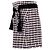 Shorts Maje a vita alta con cintura in cotone multicolor Stampa python - vista 3