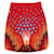 Valentino Garavani Valentino Volcano Printed Skirt in Red Wool  ref.1292565