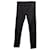 Jeans slim fit Dior rivestiti leggeri in cotone nero  ref.1292610