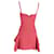 Autre Marque Dion Lee Bustier ausgestelltes Minikleid aus rosa Wolle Pink  ref.1292615