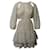 Maje Rivage Cut Out Lace Dress in Beige Polyester  ref.1292616