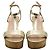 Kate Spade Sandali con zeppa in oro metallizzato D'oro Metallico - vista 3