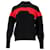 Jil Sander Strukturstrick-Colorblock-Pullover aus schwarzer Wolle  ref.1292645
