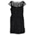 Temperley London Cap Sleeve Lace Dress in Black Cotton  ref.1292666
